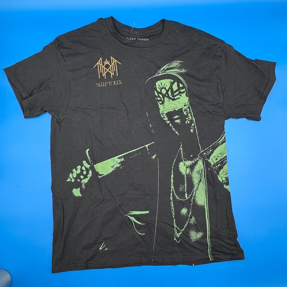 Sleep‎ Token Band T Shirt Black Graphic Tee Size L